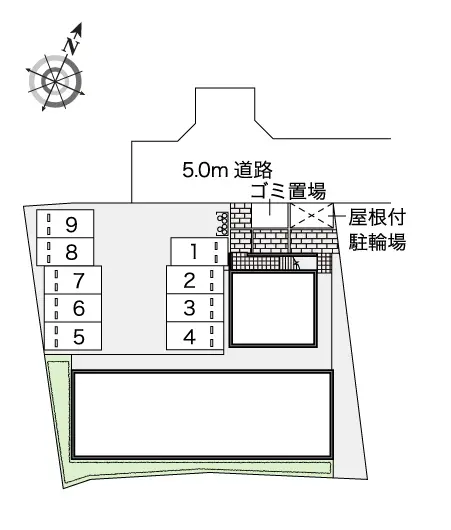 ★手数料０円★河内長野市松ケ丘西町　月極駐車場（LP）